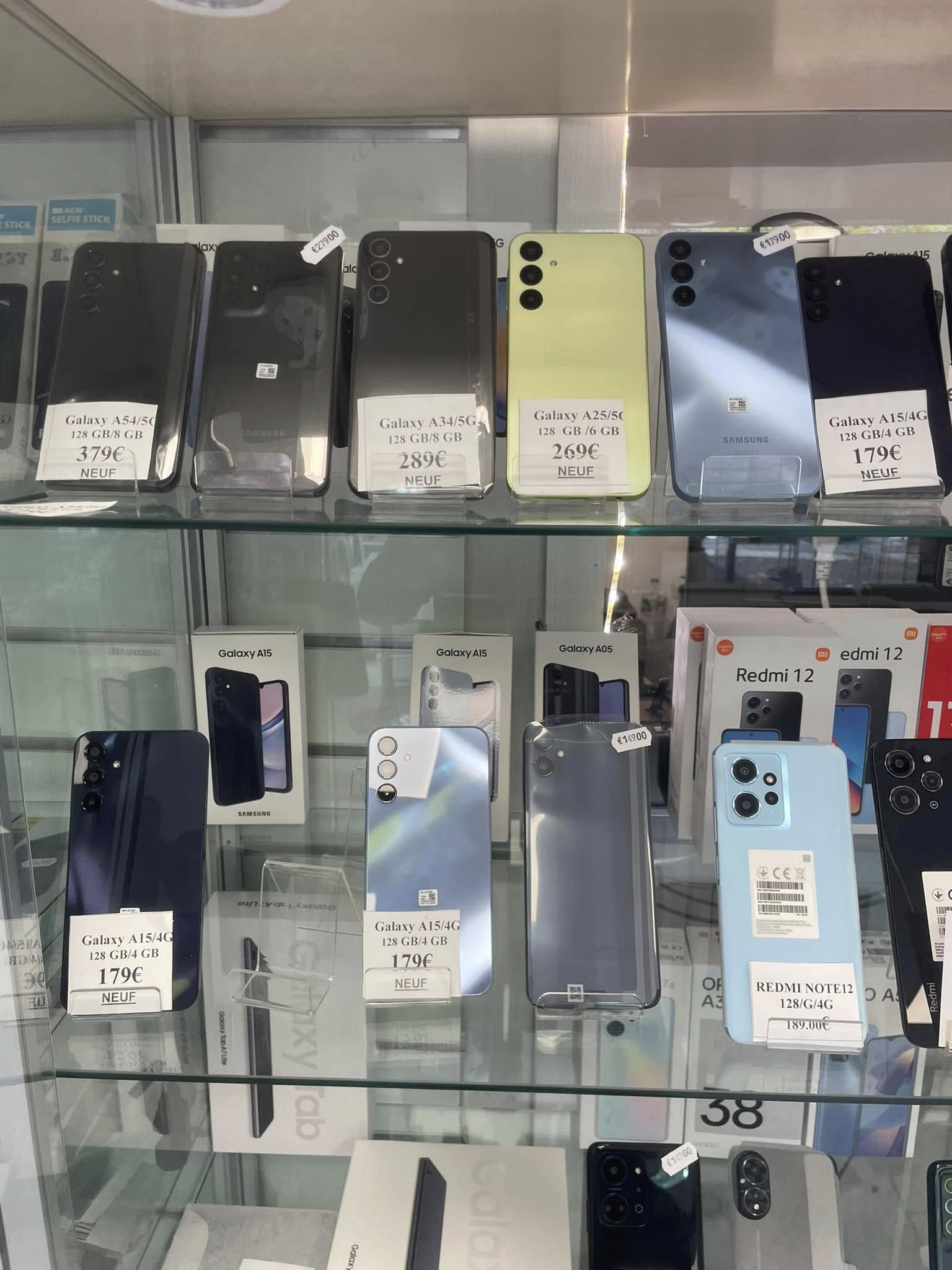 Vitrine Samsung Galaxy